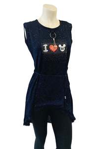 Womens Tops: Nevi blue Top