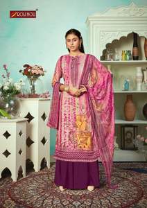 Designer Woolen Collection Fabric TOP :- *Pashmina jacquard Print with exclusive&hellip;