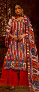 Designer Woolen Collection Fabric : Pashmina Top :- Pashmina Digital Style Print&hellip;