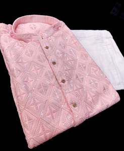Pure Rayon Based Beautiful heavy Embroidery Work At Front And Back With Sequins &hellip;
