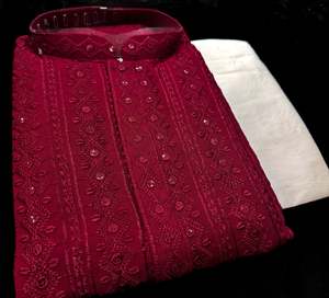Pure Rayon Based Beautiful fine Embroidery Work At Front And Back With Sequins W&hellip;