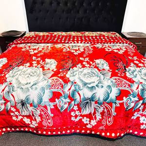 Beautiful Floral Design 220 X 230 Cm Heavy Weight Quilt With Microfibre Filling &hellip;