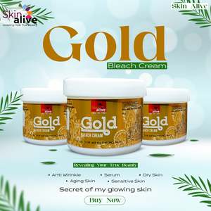 Bleach: (Salon Pack)Skin Alive Gold Bleach Cream 250g