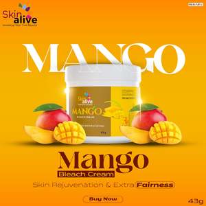 Bleach: (Salon Pack)Skin Alive SA Mango Bleach Cream 250g