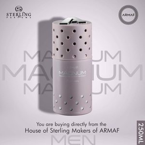 Deodorants Perfumes: Armaf Magnum A5 perfume body spray for men, grey - 250 ml