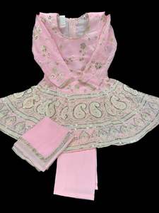 Pure and soft georgette based embroidery with sequined work girls Anarkali suit &hellip;