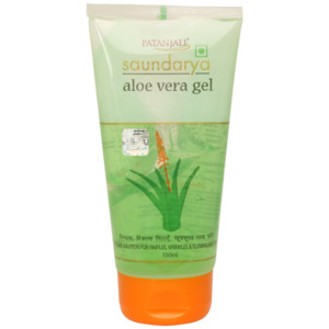 Face Scrub Gel: Patanjali Aloe Vera Gel 150 ml