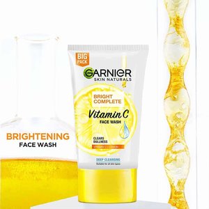 Face Wash: GARNIER Bright Complete Facewash 150g Big Pack