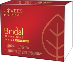 Jovees Herbal Bridal Brightening Facial Value Kit | Face Cleanser 50g | Face Scr&hellip;