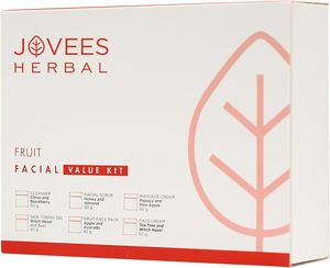 Jovees Herbal Fruit Facial Kit With 6 Easy Steps 315 GM (Multiple Use) | Unisex &hellip;
