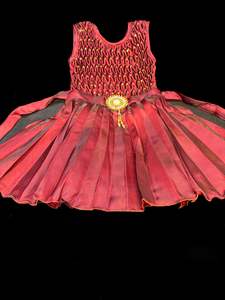 Girls Frocks: Silk based kids frock