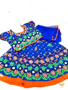 Kids Chaniya Choli Garba Dress: cotton based beautiful embroidered chaniya choli
