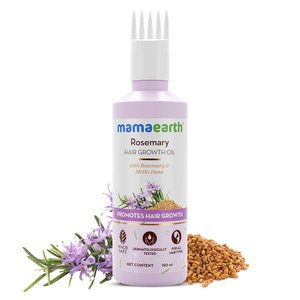 Mamaearth Rosemary Hair Growth Oil | Control Hair Fall & Strengthens Weak Follic&hellip;