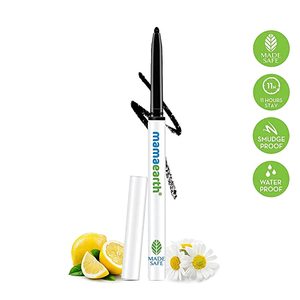 Mamaearth Long Stay Kajal Black Retractable Waterproof, with Vitamin C & Chamomi&hellip;