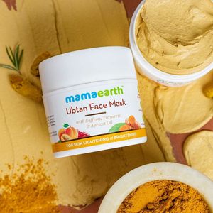 Mamaearth Ubtan Face Pack Mask for Fairness, Tanning & Glowing Skin with Saffron&hellip;