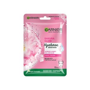 Sheet Mask: GARNIER Sakura Glow Serum Sheet Mask 32g