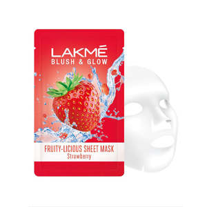 Sheet Mask: Lakme Blush & Glow Fruity Licious Strawberry Sheet Mask