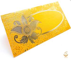Golden Brocade design Shagun Envelope