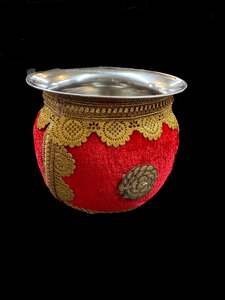 Red color beautiful Decorated Shagun Gadvi/Lota