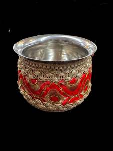 Red color beautiful Decorated Shagun Gadvi/Lota