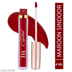 Sindoor Surma 1: MILAP Bridal Crystal Matte Liquid Sindoor | Waterproof Sindur Quick Drying Formula With Long Sponge Tip Applicator (6 MLMaroon Sindoor)