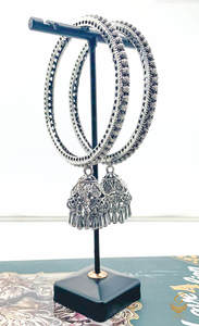 Beautiful Latkan Oxidised Bangles pair