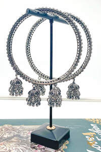 Beautiful Latkan Oxidised Bangles pair