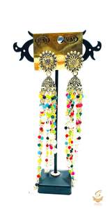 Oxidised Jhumka earrings