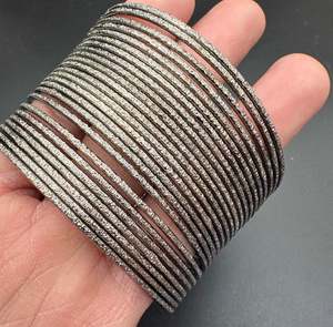Oxidised Bracelets Bangles: Mat shimmer look plain Oxidised bangles (2 dozen in one pack )price per pack