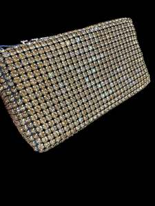 Crystals Handwork designer hand bag with handle to carry with chain inside the c&hellip;
