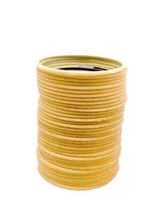 Golden Color Plain Velvet Bangles Set (3 Dozen Bangles)