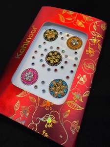 Golden stone Multicoloured Bindi