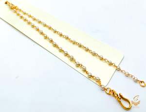 Pearl work beautiful earring support Sahare