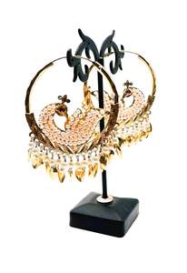 Peacock design with Pearls & Pipal Patti Punjabi Balian