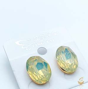 PAstel mint Colour Beautiful Shiny Crystal Small stud