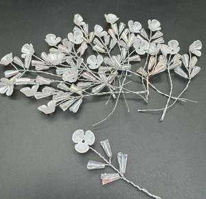 Pack of Beautiful pearls flower hair jura Pin (20 in each pack) Price per pack