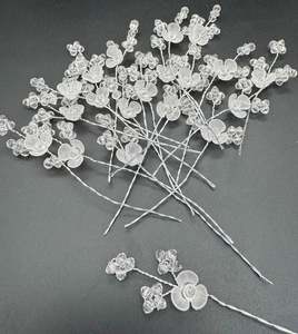 Hair Pins Floral Hair Pins: Pack of Beautiful pearls flower hair jura Pin (20 in each pack) Price per pack