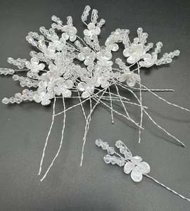 Hair Pins Floral Hair Pins: Pack of Beautiful pearls flower hair jura Pin (20 in each pack) Price per pack