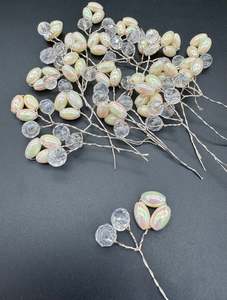 Hair Pins Floral Hair Pins: Pack of Beautiful pearls flower hair jura Pin (20 in each pack) Price per pack