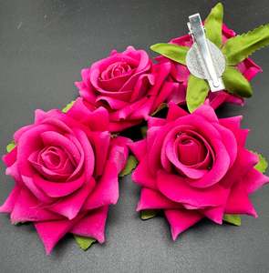 Hair Pins Floral Hair Pins: Beautiful Rose hair jura Pin (Each)