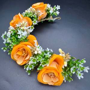 Gajra Floral Bun: Beautiful Rose flower Hair Gajra