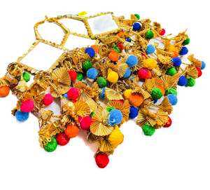 Heavy Design Paranda Parandi Braid Tassles Hair Accessory For Women & Girls Hair Extension