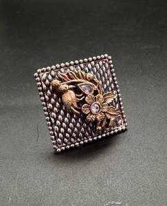 Rings: Beautiful oxidised ring (adjustable)