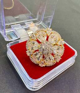 Beautiful American Diamond ring (adjustable)