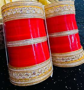 American Diamond Kade set in Bridal Churra
