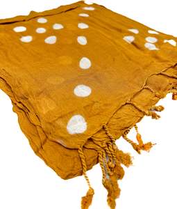 Print work Cotton based plain dupatta scarf style