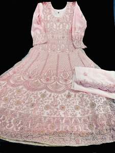 (Video clip attached) Pastel Color netting based silver stones work all over fro&hellip;