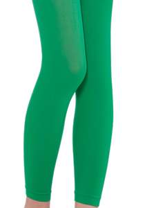 Best quality stretchable leggings or tights cotton based green colour