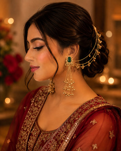 Elegant Kashmiri long jhumka earrings with royal stones and Ghunghroo attached S&hellip;
