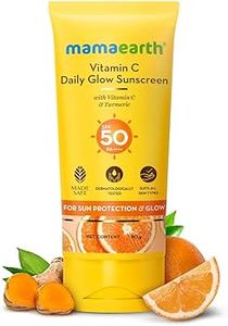 Mamaearth Vitamin C Daily Glow SPF 50 Sunscreen with PA+++ | Reduces Tanning & G&hellip;